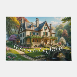 Mansion van het perfect gevangen moment deurmat