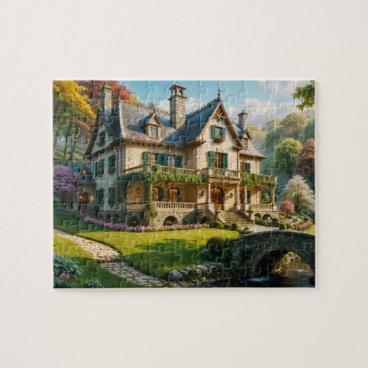 Mansion van het perfect gevangen moment legpuzzel (Horizontaal)