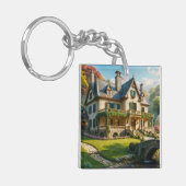 Mansion van het perfect gevangen moment sleutelhanger (Voorkant Links)