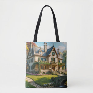 Mansion van het perfect gevangen moment tote bag