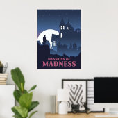 Mansions of Madness Board Game Minimalist Travel Poster (Thuiskantoor)