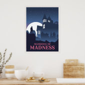 Mansions of Madness Board Game Minimalist Travel Poster (Keuken)