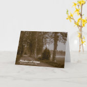 Månsken och dimma CC0546 Sideby Wenskaart Kaart (Gele Bloem)