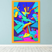 Manslamitizer - Ken Gage Art Canvas Afdruk (Insitu (Houten vloer))