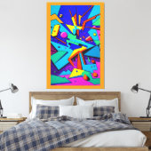 Manslamitizer - Ken Gage Art Canvas Afdruk (Insitu (Slaapkamer))