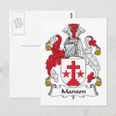 Manson Family Crest Briefkaart (Voorkant / Achterkant)