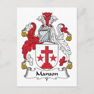 Manson Family Crest Briefkaart