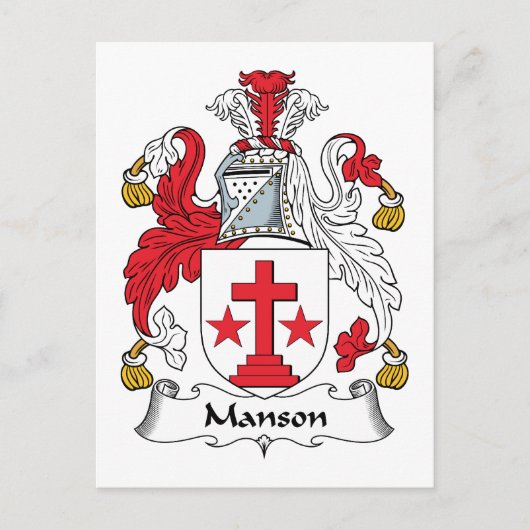 Manson Family Crest Briefkaart (Voorkant)