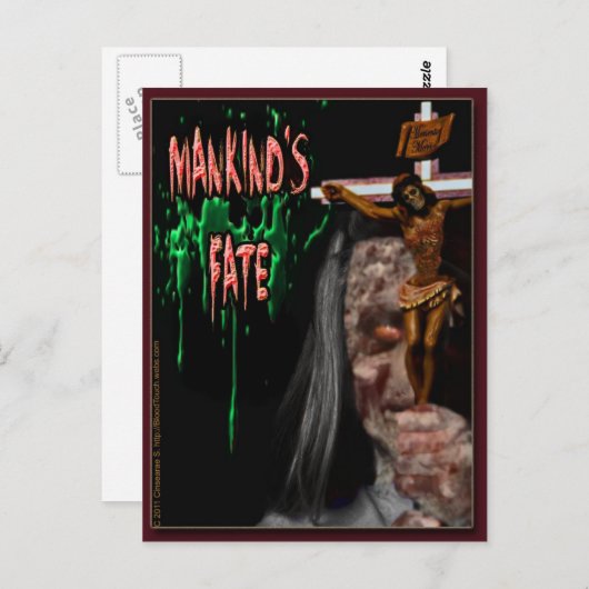 Mansoorten Fate Briefkaart (Voorkant / Achterkant)