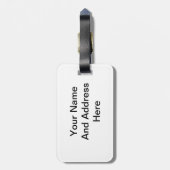 Mansquatch Bagagelabel (Achterkant verticaal)