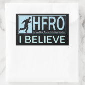 Mansquatch Rechthoekige Sticker (Tas)