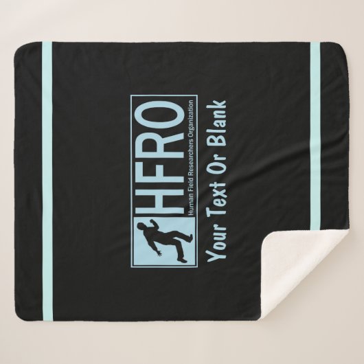 Mansquatch Sherpa Deken (Voorkant (horizontaal))