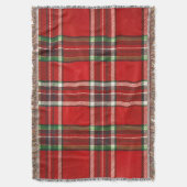 Manta Clásica a Cuadros  Rojo Deken (Voorkant Verticaal)