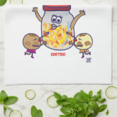 Manta de cocina El Salvador y Pupusas Theedoek (Gevouwen)