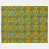 Manta de Forro polar con mandala Fleece Deken (Voorkant (Horizontaal))