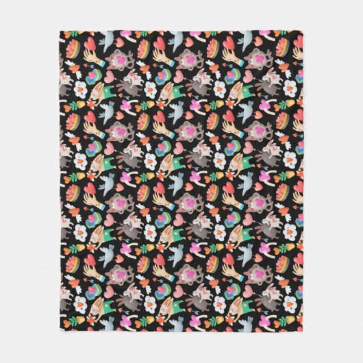 Manta de forro polar San Valentín Fleece Deken (Voorkant)