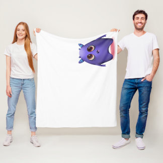 Manta de monstruito sorprendido fleece deken