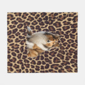 Manta de rough collie de tela polar fleece deken (Voorkant (Horizontaal))