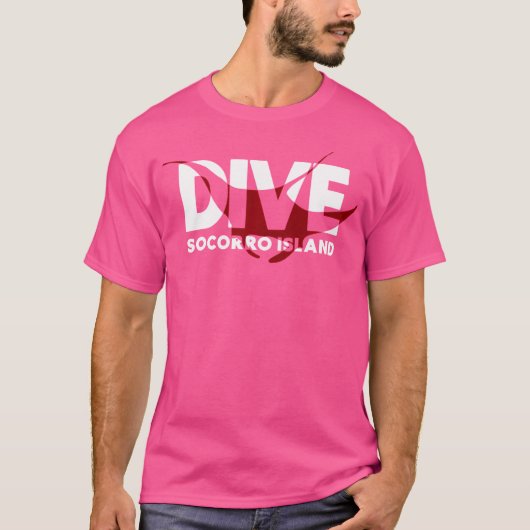 Manta Diving Socorro Island Mexico T-shirt (Voorkant)
