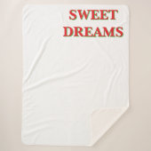 Manta Dulce Sueño Noche Tranquila Descanso Sherpa Deken (Voorkant)