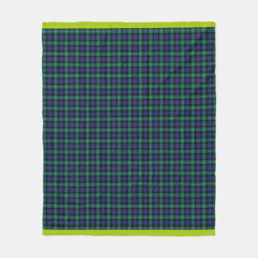 Manta estampado escocés fleece deken (Voorkant)
