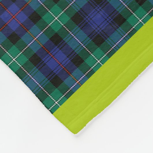 Manta estampado escocés fleece deken (Hoek)