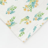 Manta "Flores del Campo" Fleece Deken (Hoek)