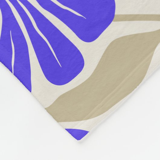 Manta Flower Fleece Deken (Hoek)
