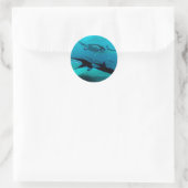 Manta Invasion Ronde Sticker (Tas)