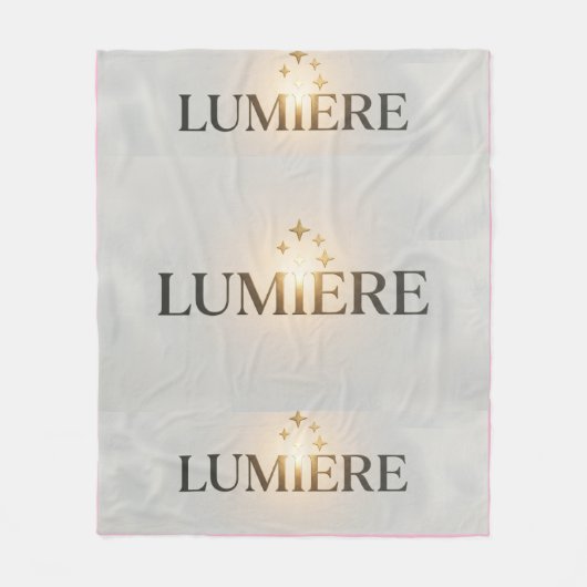 MANTA LUMIERE  FLEECE DEKEN (Voorkant)