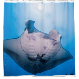 Manta Mania: Manta ray in de zon Douchegordijn