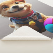 Manta Perrito animado Sherpa Deken (3/4)