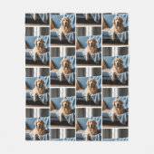 Manta personalizada con foto de perro fleece deken (Voorkant)