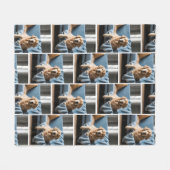Manta personalizada con foto de perro fleece deken (Voorkant (Horizontaal))