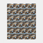 Manta personalizada con foto de perro fleece deken (Voorkant)