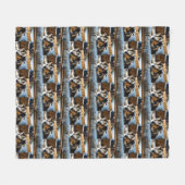 Manta personalizada con foto de perro fleece deken (Voorkant (Horizontaal))