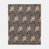 Manta personalizada de mama con hijos fleece deken (Voorkant)