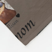 Manta personalizada de mama con hijos fleece deken (Hoek)