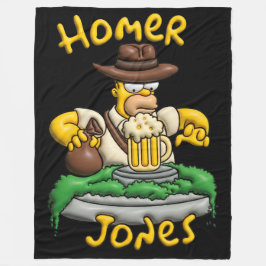 Manta Polar Diseño Homer Jones Fleece Deken