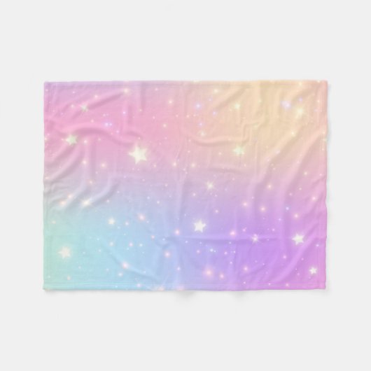 Manta polar Nublado Colores pasteles Fleece Deken (Voorkant (Horizontaal))