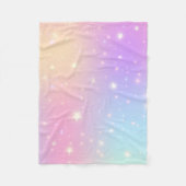 Manta polar Nublado Colores pasteles Fleece Deken (Voorkant)