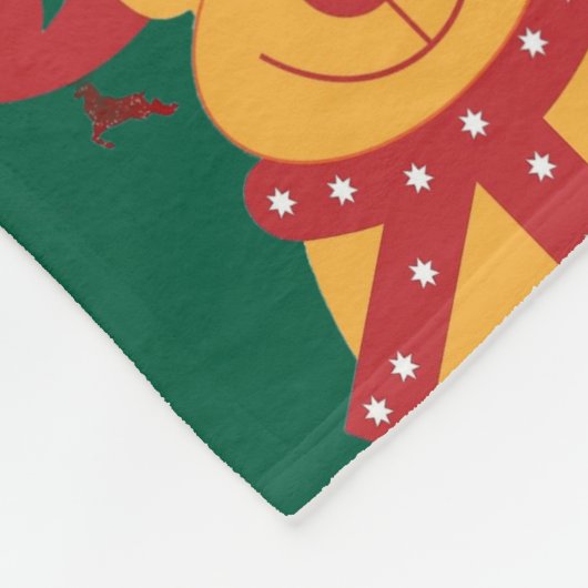 Manta Polar "Reno Nariz Roja" Fleece Deken (Hoek)