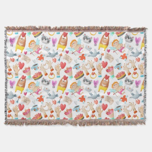 Manta polar San Valentín  Deken (Voorkant)