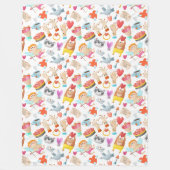 Manta polar San Valentín grande Fleece Deken (Voorkant)