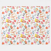 Manta polar San Valentín grande Fleece Deken (Voorkant (Horizontaal))