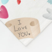 Manta polar San Valentín grande Fleece Deken (Hoek)