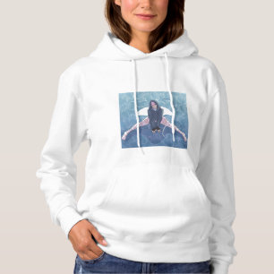 Manta Ray Anime Hybrid Character Hoodie