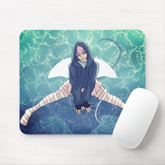 Manta Ray Anime karakter Mousepad Muismat (Met muis)