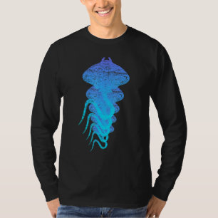 Manta Ray Aquarium Aquatic Marine Mammal Fish Aqua T-shirt