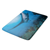 Manta ray badmat (Gekanteld)